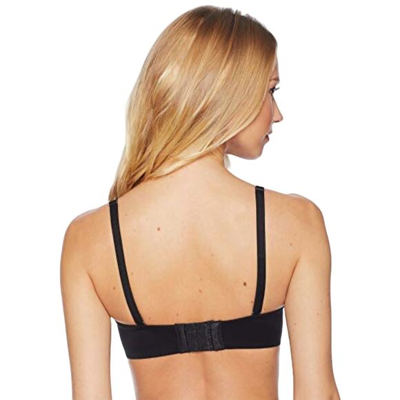 Spanx Pillow Cup Padded Bra Black Signature Strapless Women 38C Adjustable Strap - Picture 2 of 11